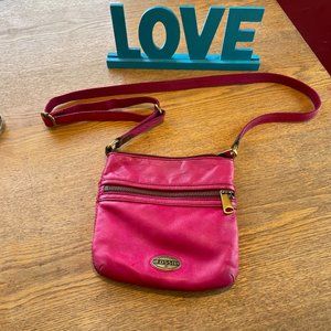 Fossil - Leather Crossbody Bag
